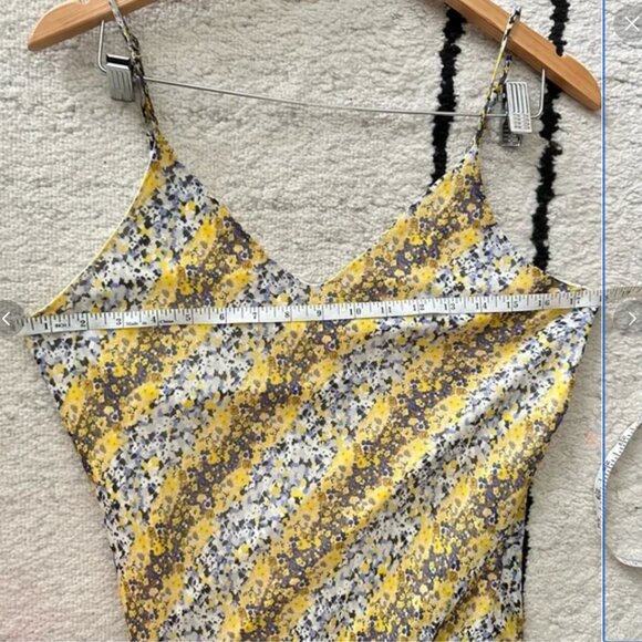 Dolls kill Le Lis Yellow Floral Midi Shift Dress - Picture 7 of 7